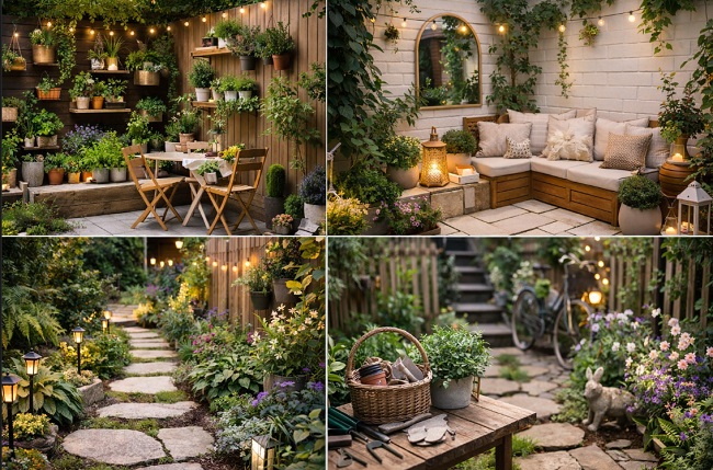 Küçük Bahçelere Yaratıcı Tasarım ve Dekorasyon İpuçları