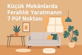 Küçük Mekânlarda Ferahlık Yaratmanın 7 Püf Noktası
