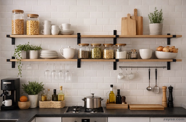 Mutfak Rafları Nasıl Olmalıdır?