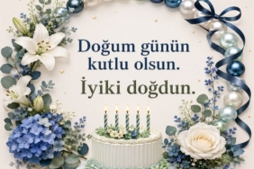Doğum günü tebrik kartı