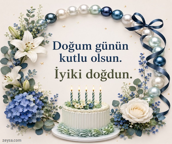 Doğum günü tebrik kartı