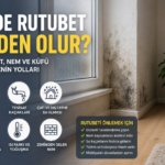 Evde Rutubet Neden Olur? Rutubet Kokusu, Nem ve Küfü Önlemenin Yolları